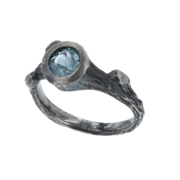 Montana Sapphire Twig Ring